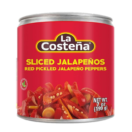 La Costena Jalapeno Red Slices 199g