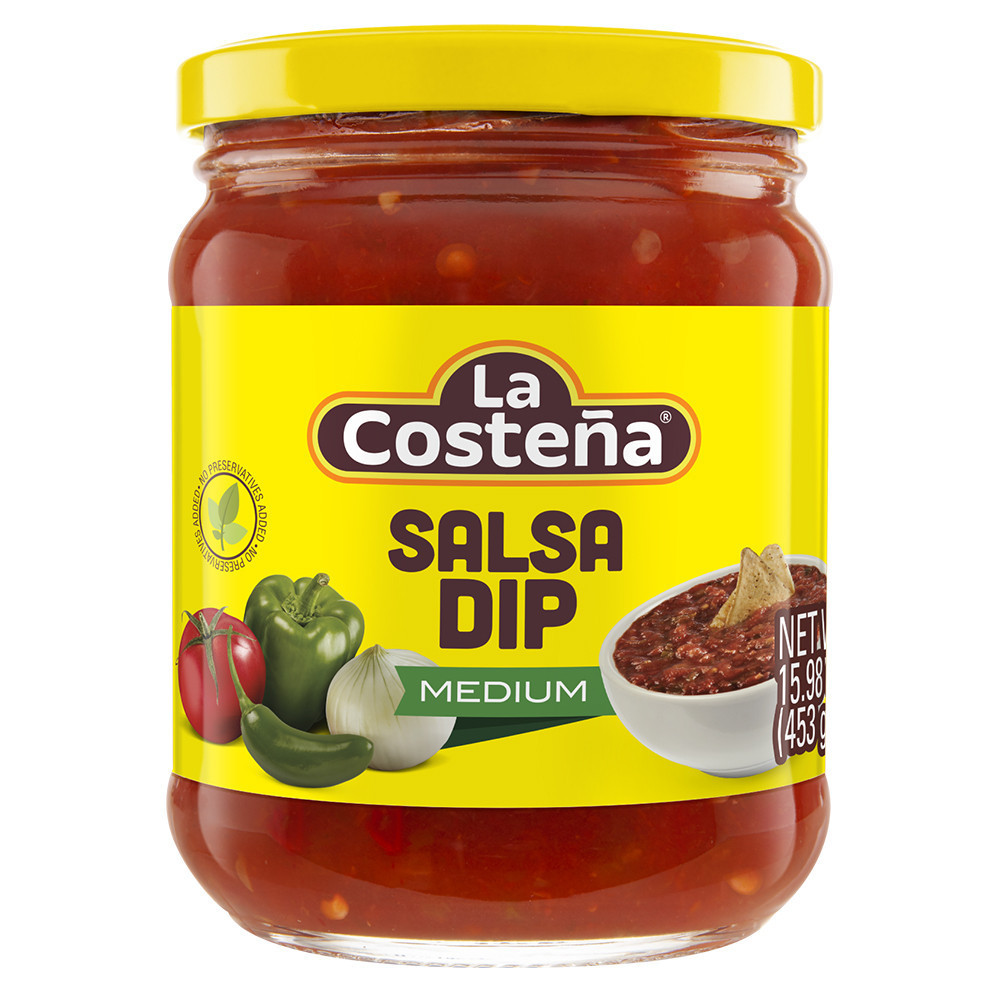 La Costena Salsa Dip Regular 453g | Buy now at Mexgrocer.co.uk