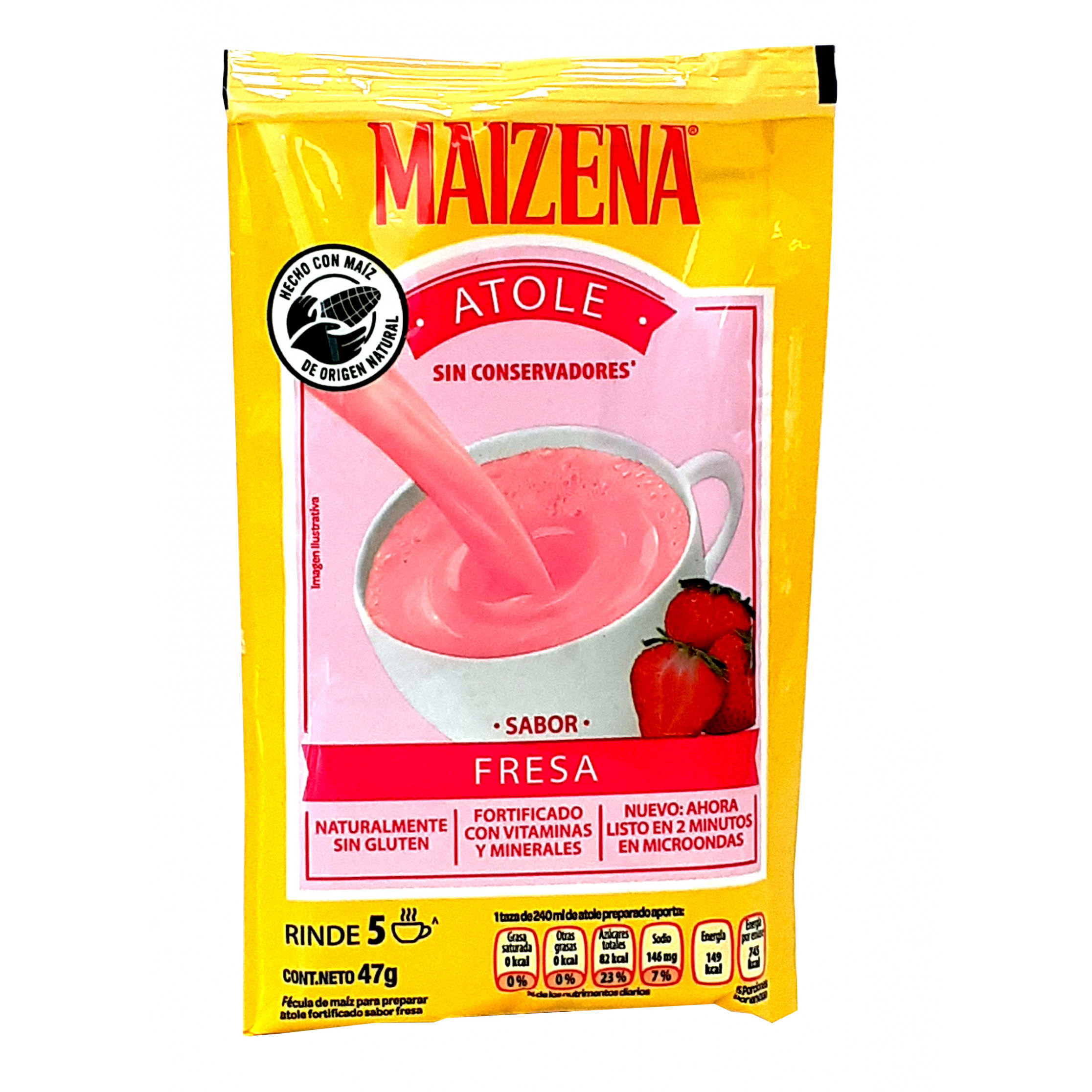 Maizena Strawberry 47g | Buy now at Mexgrocer.co.uk